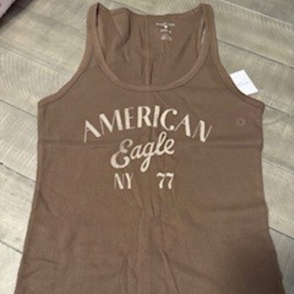 NWT - American Eagle NY 77 Racerback Tank, Size Large